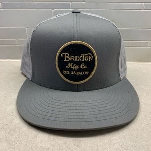 Brixton mfg co SnapBack trucker mesh hat